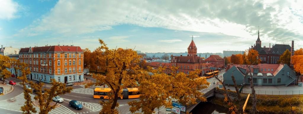 Panorama of Gliwice near The Loft